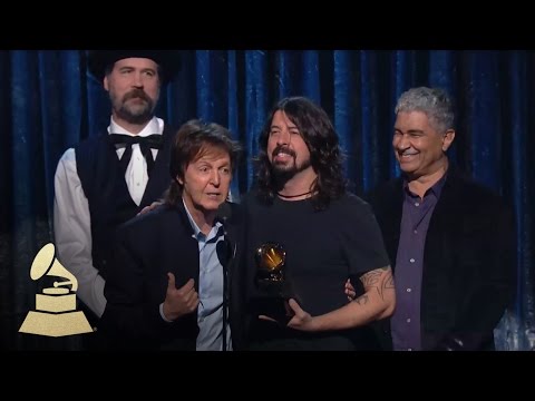 Paul McCartney, Dave Grohl, Krist Novoselic and Pat Smear Win Best Rock Song | GRAMMYs