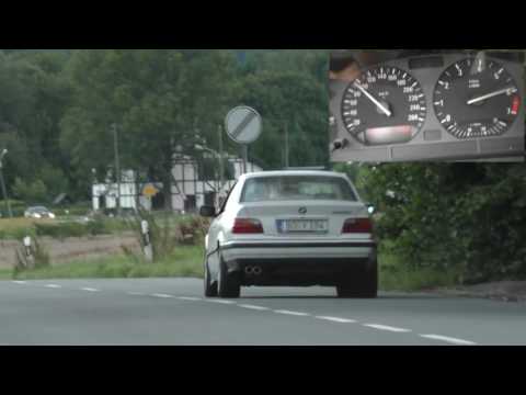 BMW E36 325i Coupe Beschleunigung Acceleration 0-100 (2020)