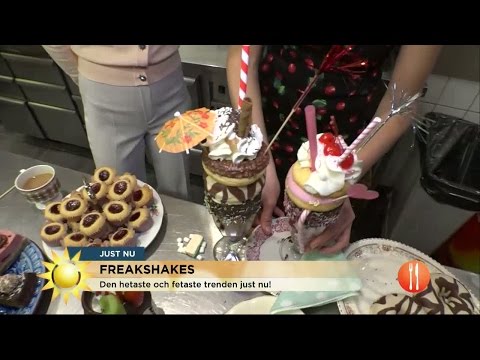 Freakshakes - nya galna trenden - Nyhetsmorgon (TV4)