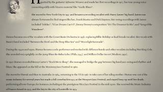 Helen Humes & Famous Band Leaders - Harry James - Song Of The Wanderer (1938)