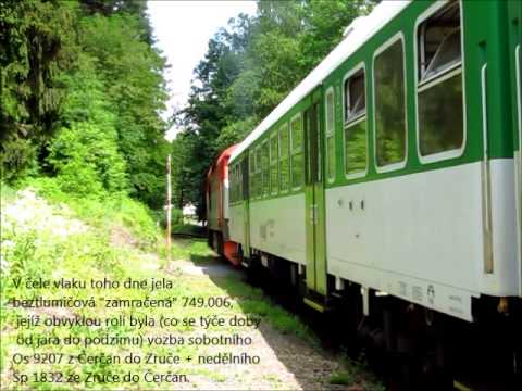Nedělní Os 9207 mimořádně se "zamračenou" 749.006, Stvořidla a Mrzkovice 14. 6. 2015