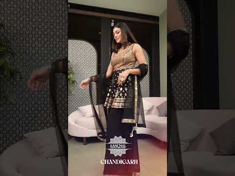 classy plazzo suits | trendy suits | aanchal collection