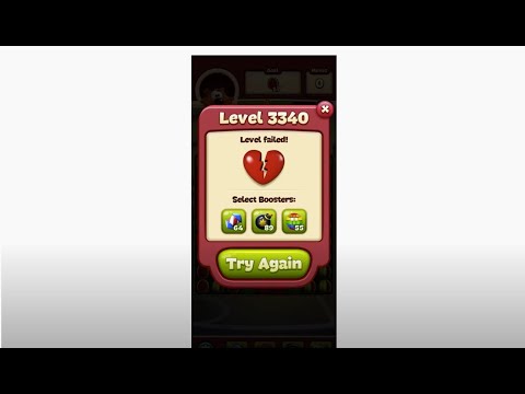 Toon Blast Level 3340 - No Boosts - 3 Stars