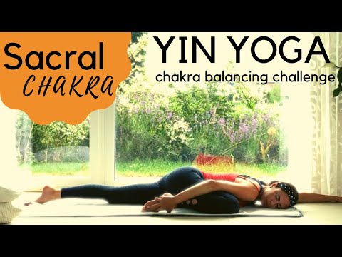 Yin Sacral Chakra  ✨Yin Affirmations ✨ Yin Yoga Chakra Balancing Challenge