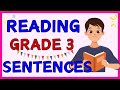 READING SENTENCES For GRADE 3 Practice Reading At Home Reading Skills Vocabulary
