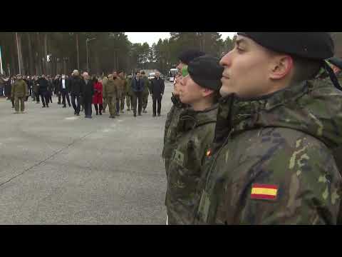 NATO Secretary General visits Ādaži Military Base