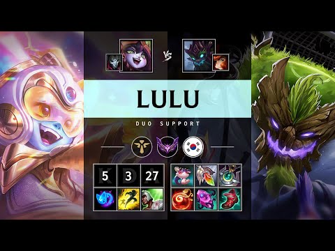 Lulu Support vs Maokai - KR Master Patch 14.17