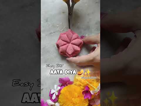DIY Aata Diya for Diwali