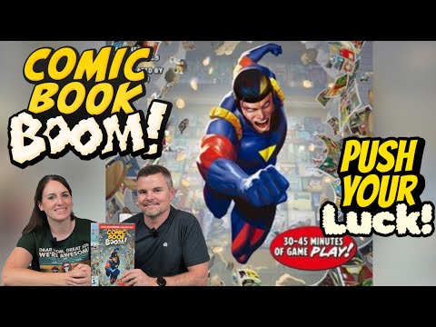 Comic Book Boom - #Kickstarter Preview Of This Push Your Luck Comic Book Game