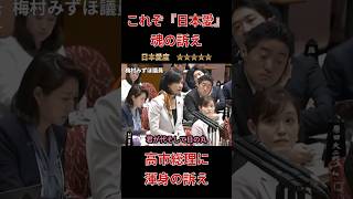 『神質疑』未来の日本を守るために総理に魂の質疑！梅村議員が移民政策で示した『日本愛」。総理の回答は？ #政治 #ニュース #参議院＃梅村議員＃参政党＃高市総理＃自民党＃移民問題＃