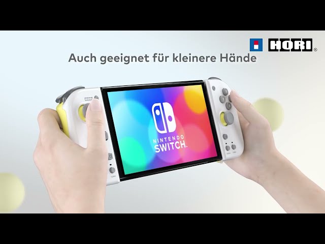 Vídeo relacionado con Hori Nintendo Switch Split Pad Compact (Mint Green x White) - Ergonomic Controller for Handheld Mode - Officially Licensed by Nintendo
