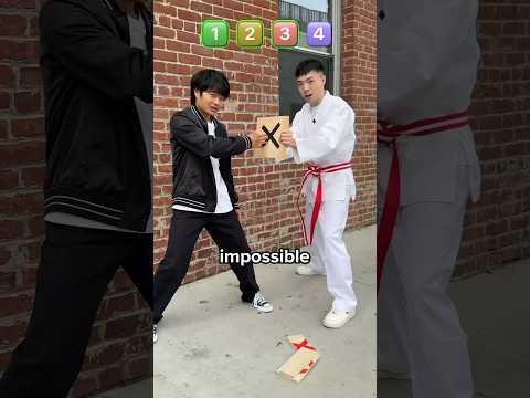 Karate Kid vs 1 Inch Punch!