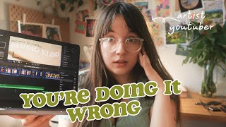 Essential youtube tips for artists (if you're struggling to grow, watch this)