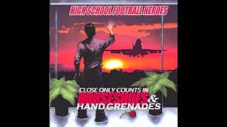 High School Football Heroes - Black and Red