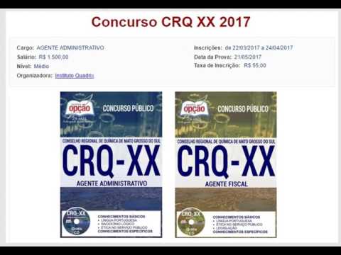 Apostila Concurso CRQ-XX 2017
