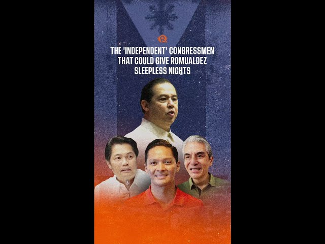 WATCH: Meet the House's 'independent' lawmakers taking on Romualdez