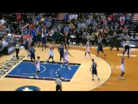Shawn Marion Buzzer Beater   Mavericks vs Timberwolves   December 30  2013   NBA 2013 14 Season