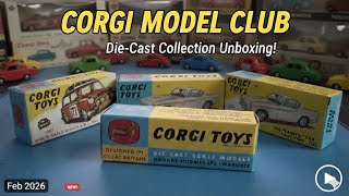 Unboxing the Corgi Model Club Collection! | Iconic Die-Cast Car Replicas