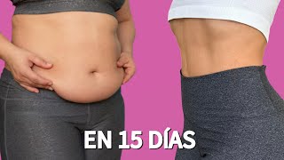 RETO ABDOMEN PLANO EN 15 DÍAS | Adiós barriga, panza o vientre caído | 6 mejores ejercicios | Nayla