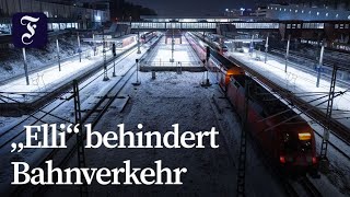 Bahn stellt Fernverkehr teilweise ein