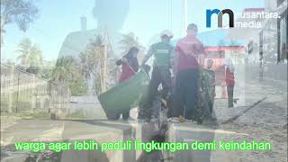 Jaga Wisata Pantai Banten, TNI Imbau Warga Tak Buang Sampah ke Sungai