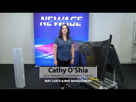 New Age 51087 Aluminum Mat Cart with 500 Ibs Capacity - 36" x 24" x 45-1/4" 2 image