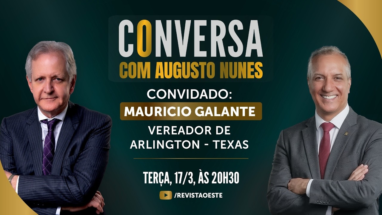 CONVERSA COM MAURICIO GALANTE, VEREADOR DE ARLINGTON - TEXAS