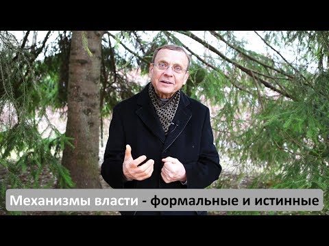 Ефимов В.А. Механизмы власти - формальные и истинные