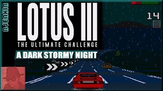 Lotus III - A Dark Stormy Night - AMIGA - with Commentary !!