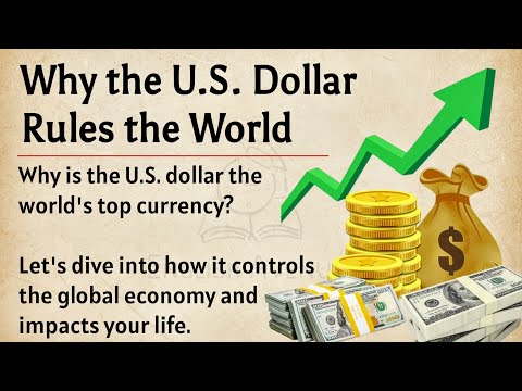 Why the US Dollar Became the Global Currency || Learn English Through Story Level 3🔥|| Graded Reader