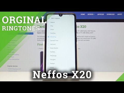 Neffos X20   Change RingtomeHow to Change Ringtone in TP-LINK Neffos X20 - Ringtone Settings