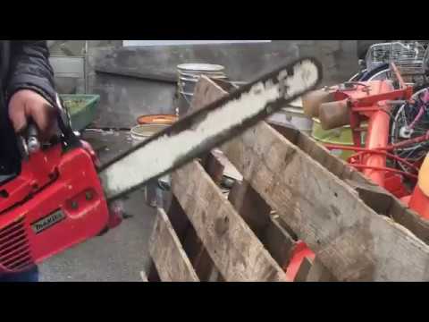 MAKITA 40cc エンジン チェーンソー  E4045 　使ってみました