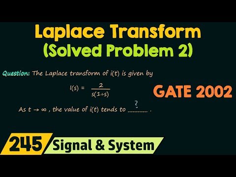 Laplace Transform Solved Problem 2