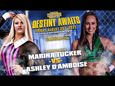 Marina Tucker vs. Ashley D'Amboise, CCW Destiny Awaits, Women's Championship 8.20.21 (Full Match)