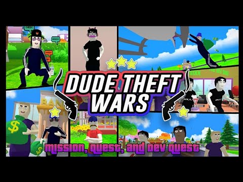 Dude Theft Wars - Full Game Walkthrough (Mission, Quest, And Dev Quest)