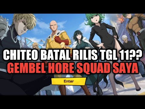 LIVE  : CHITEO BATAL RILIS TGL 11, SQUAD TANPA HITTER SEMAKIN AMBYARRRR