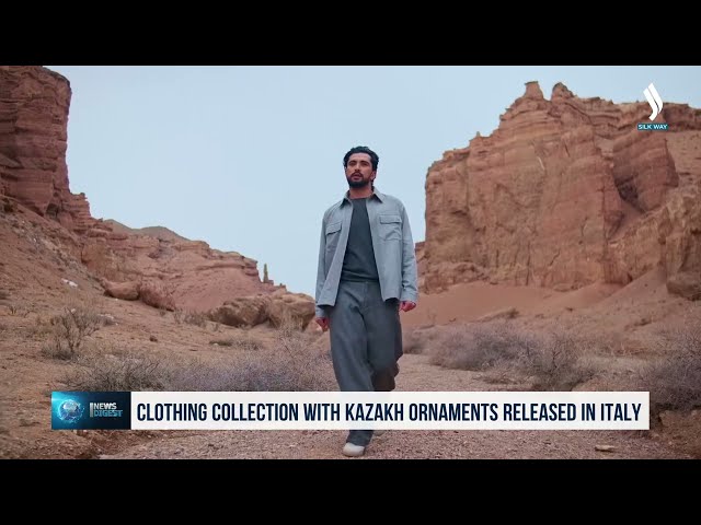 Италияда қозоқ нақшлари бор либослар тикилди