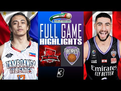 Zamboanga Valientes vs Beirut SC Full Game Jan 29, 2026 | 35th Dubai International Basketball Champ