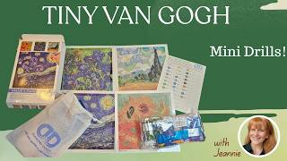 Van Gogh Quartet Mini Dotz Unboxing - 4 Iconic Art Canvases - #minidots #vangogh #diamondart