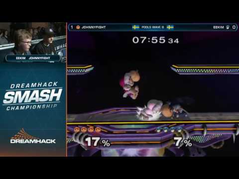 Smash - Eekim vs. Johnnyfight - Pools Wave B - DreamHack Winter 2016