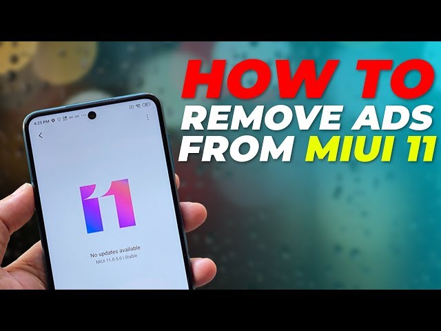 miui 11 how to disable ads block spam