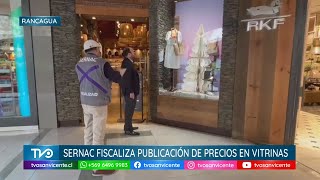 SERNAC Fiscaliza publicación de precios en vitrinas de tiendas ubicadas en malls previo a navidad