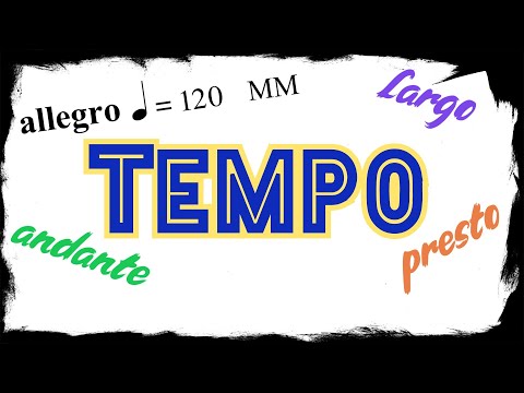 Tempo - terms and technical terms