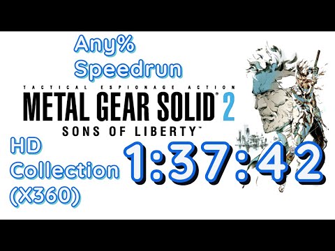 MGS2 HD (X360) Any% Speedrun In 1:37:42
