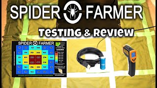 Spider Farmer sf1000 Is It All It's Cracked Up To Be? Review & PAR Testing LED Grow Light