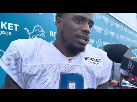CJ Gardner-Johnson speaks to reporters for first time since leaving Lions practice injured on cart