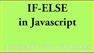 Download the video "#javascriptinhindi 9 | if else in javascript | javascript if statement multiple conditions"