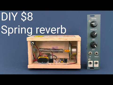 [$8] DIY eurorack modular synth Spring reverb
