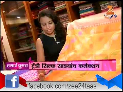 Kalyani Shah Nally sarees for Zee 24 Taas 