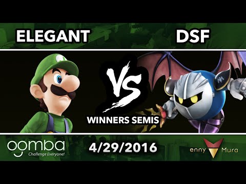 eM | Elegant (Luigi) vs DSF (Metaknight) - Smash 4 Oomba Weekly 2.3 WS